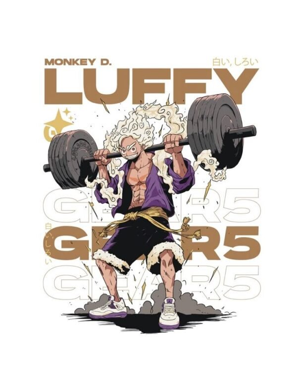 luffy Oversized T-Shirt –  Anime Streetwear - Image 4