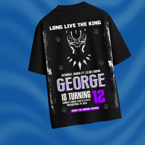 Black Panther Birthday Bash Tee –