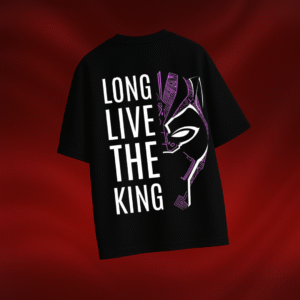 Long Live The King – Black Panther Oversized T-Shirt
