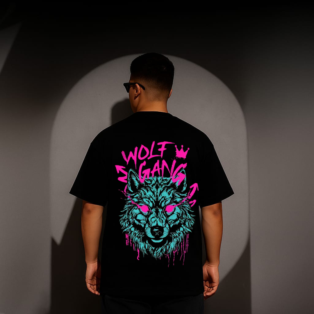Wolf Gang Oversized T-Shirt – Unleash the Pack