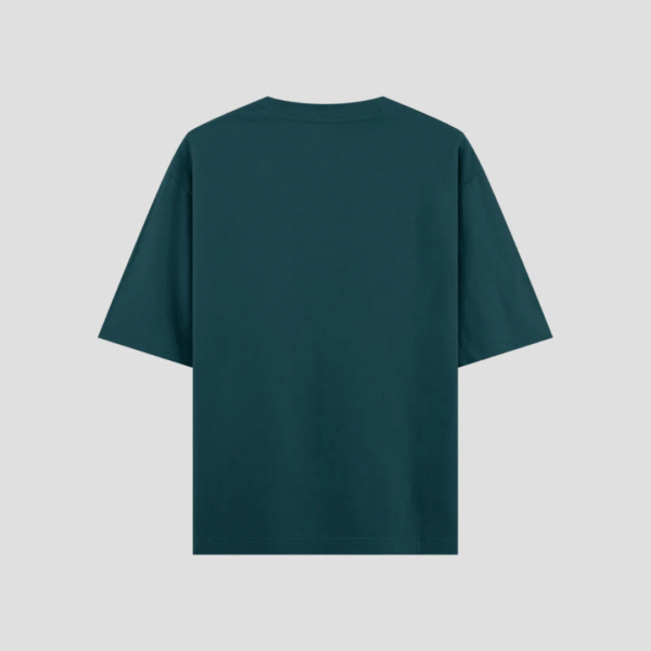 Petrol Blue Oversized T-Shirt. - Image 3