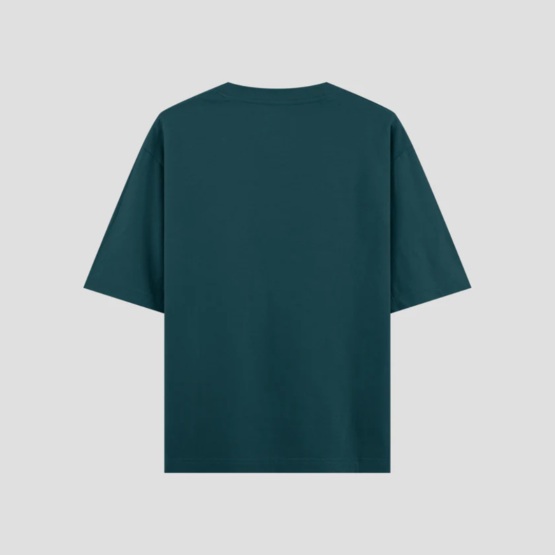 Petrol Blue Oversized T-Shirt. - Image 3