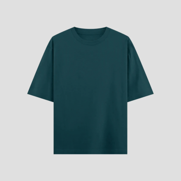 Petrol Blue Oversized T-Shirt. - Image 2