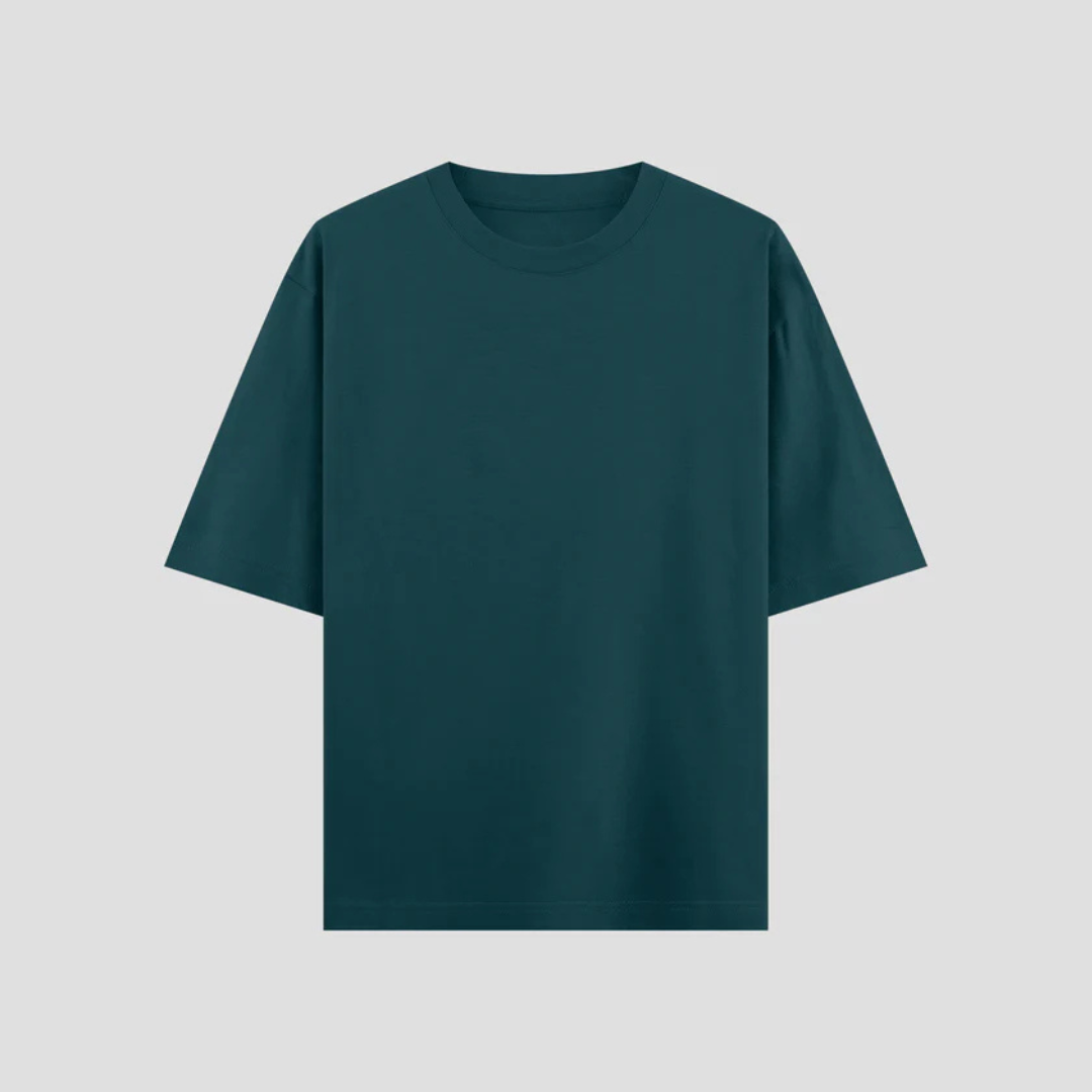 Petrol Blue Oversized T-Shirt. - Image 2